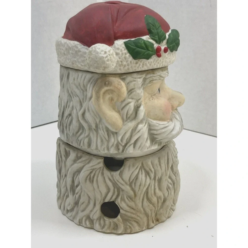 Vintage 1998 Heritage Mint Ltd Santa Claus Potpourri Warmer Christmas Decor 7 in